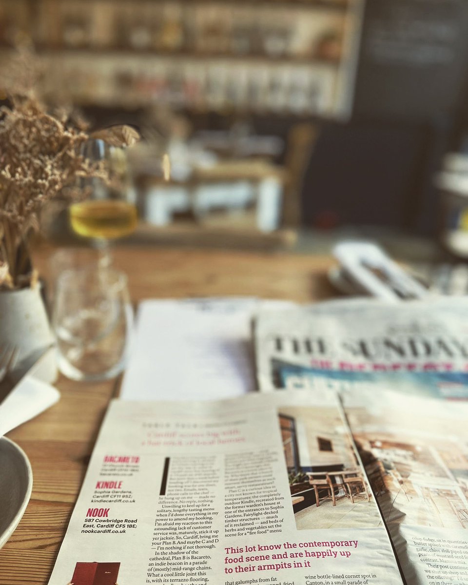 Reviewed by <a href="/MarinaOLoughlin/">Marina O'Loughlin</a> in todays <a href="/thetimes/">The Times and The Sunday Times</a> ❤️🥂🏴󠁧󠁢󠁷󠁬󠁳󠁿📖