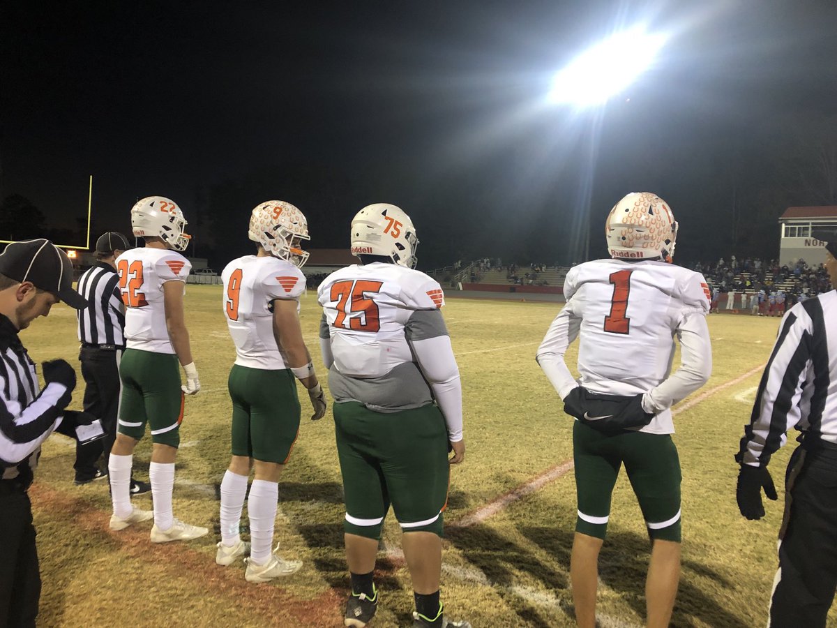 eastlincolnfb's tweet photo. Honorary captain #75 Big Kev from Friday night.  Proud of the work he has put in this year. https://t.co/92L0ZeCpfk