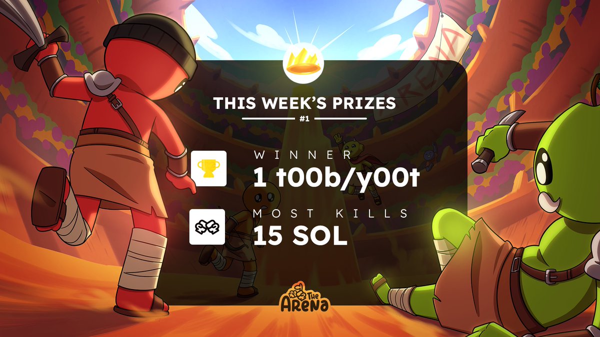 frootsnft's tweet image. The Arena is here. 

Battle starts at 12AM UTC: stake your NFTs in The Arena to enter the next battle. 

👉 arena.frootsnft.com