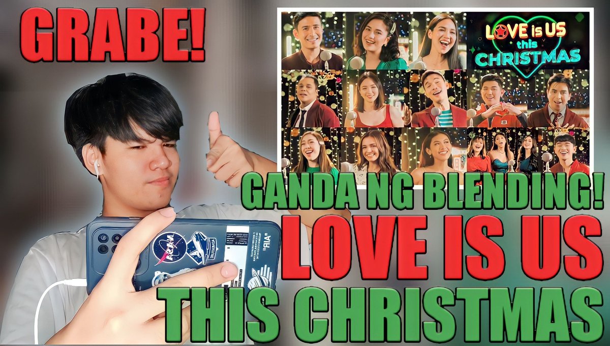 dikeyp23's tweet photo. MY NEW VLOG: GMA Christmas Station ID 2022 Lyric Video: ' Love is us this Christmas ' (REACTION) | Dikey P.
Link: https://t.co/gdeA3pfWGd

 #LoveIsUsThisChristmas
#GMAChristmasSIDJingle2022 https://t.co/nI5j2jit0c