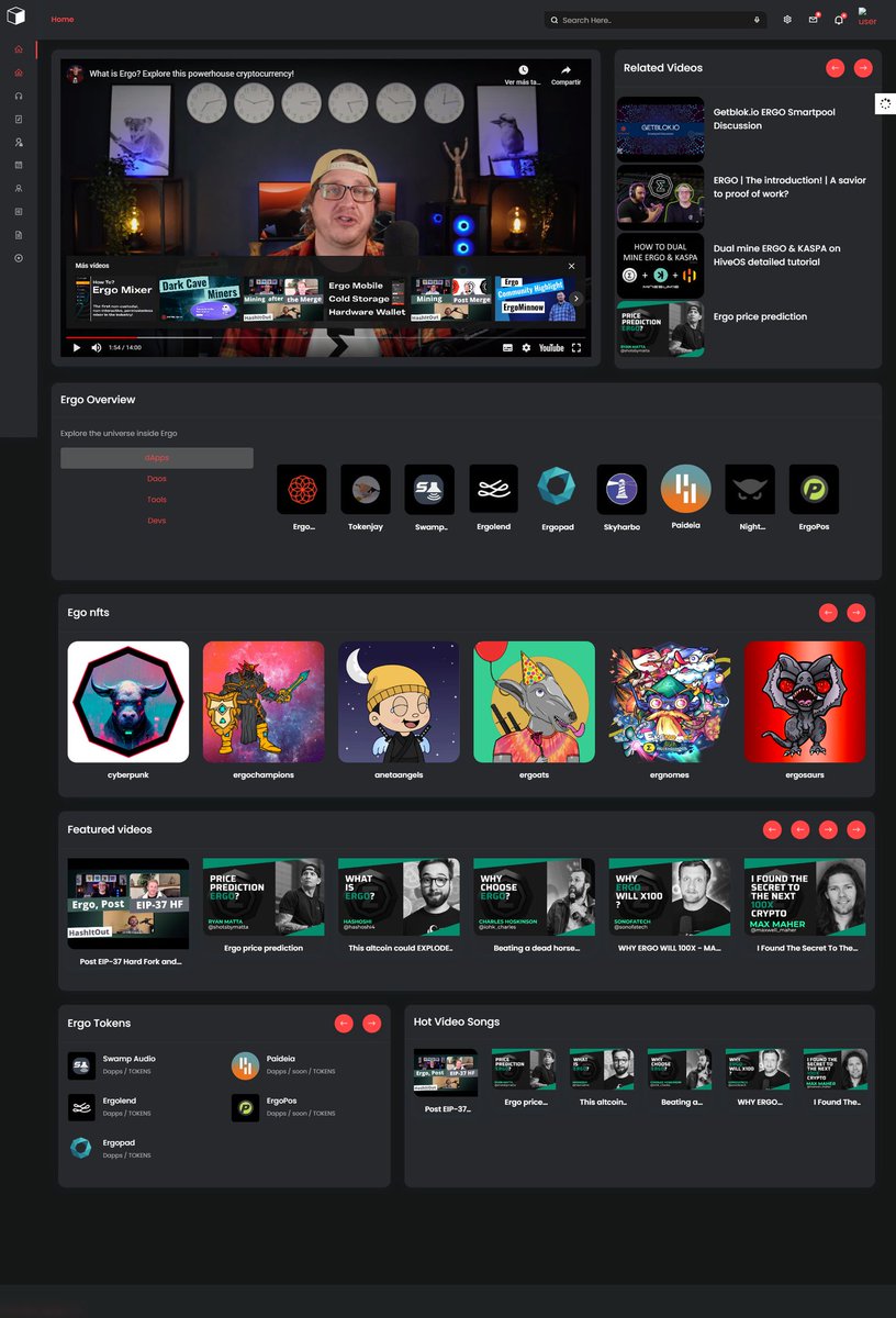 Ok, I m liking the ui update, what do you guys think? 🥳🥳 #erg #ergo $ergo <a href="/Ergcube/">ErgCube</a> <a href="/Ergo_Platform/">Ergo</a>