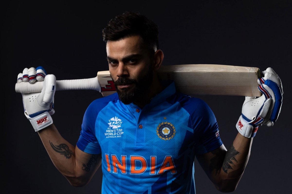 CricCrazyJohns's tweet photo. Few months ago Virat Kohli wasn't in the T20 World Cup team for many and in the first match of the T20 World Cup 2022, he proved that he is still the King 👌 https://t.co/5mvwoOT6pG