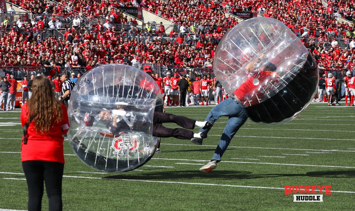 The weekly Knockerball races get a better reaction from the crowd than any commercial break time-filler I can ever remember.