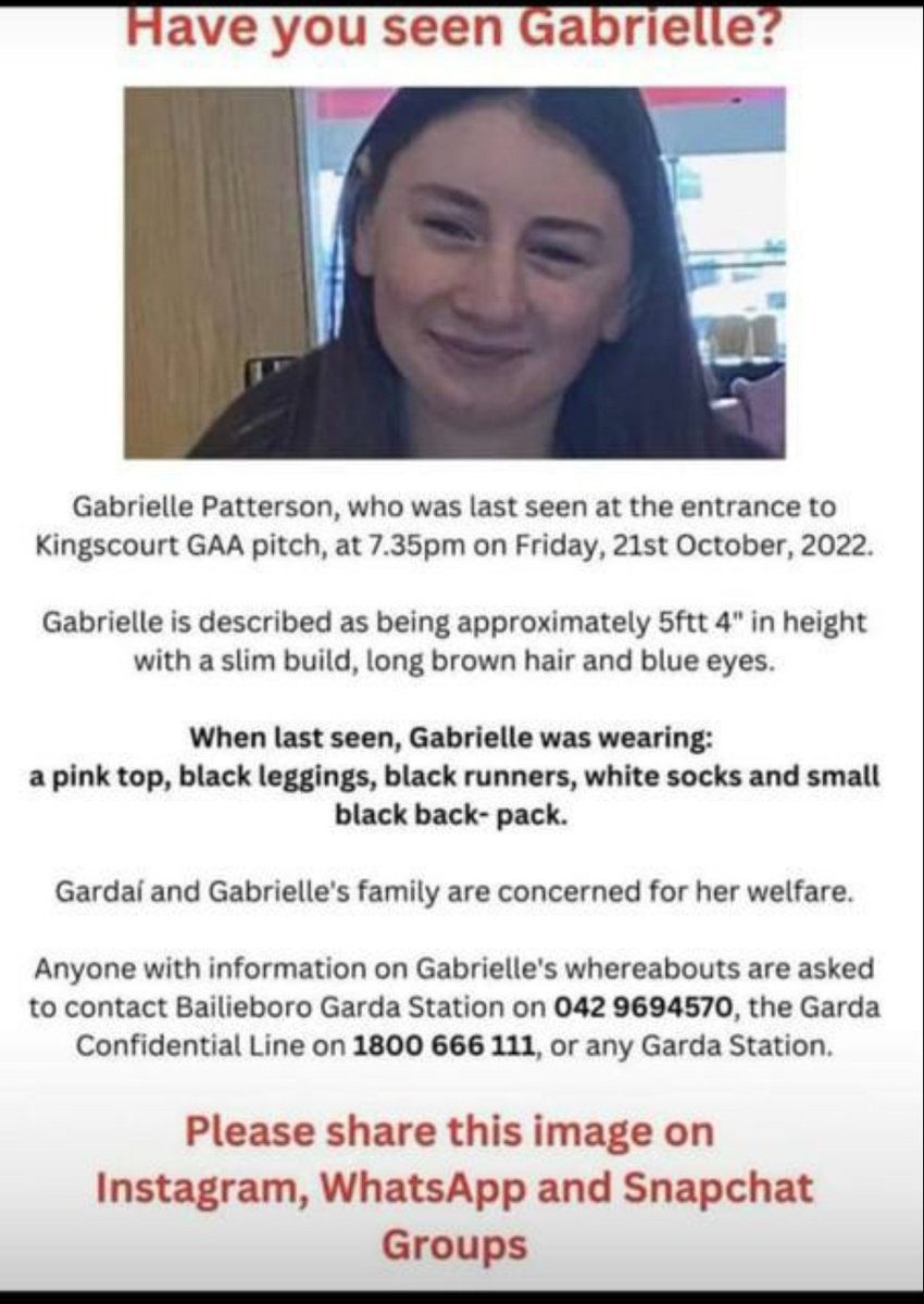 Gaelic Masters Association (@gaelicmasters) on Twitter photo Please share...everyone is looking to locate Gabrielle, daughter of <a href="/CavanGaelic/">Cavan Gaelic Masters</a> stalwart Gabriel Patterson Please share...everyone is looking to locate Gabrielle, daughter of <a href="/CavanGaelic/">Cavan Gaelic Masters</a> stalwart Gabriel Patterson