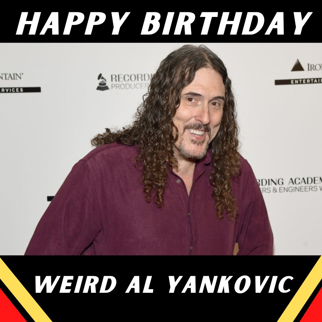 Wishing a happy birthday to \"Weird Al\" Yankovic! 

Photo by Matt Winkelmeyer/Getty Images for The Recording Academy 