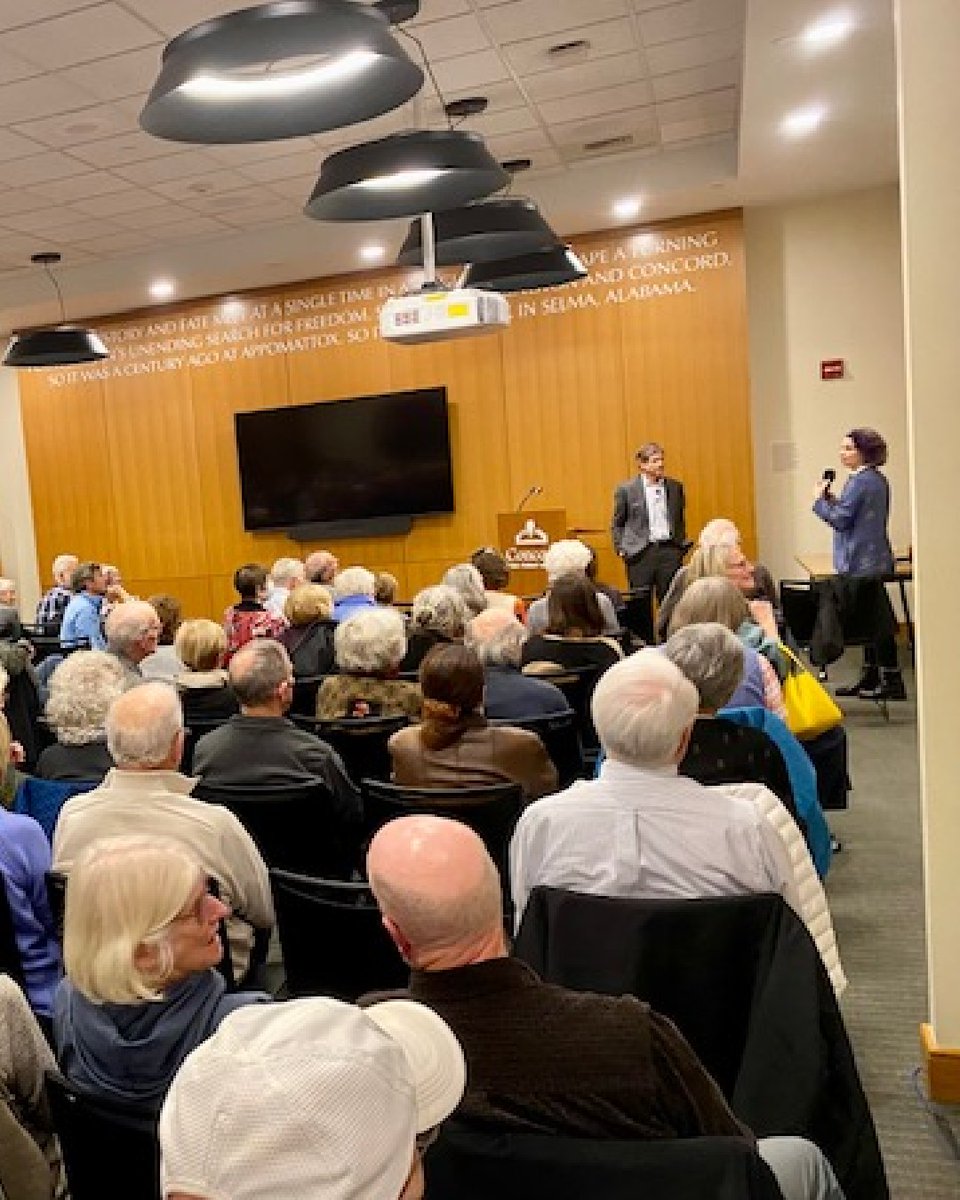 Concord Festival of Authors (@concord_fest) on Twitter photo We had a full house for our keynote speaker! Thanks to all who joined celebrated author Dr. Alan Lightman at <a href="/concordlibrary/">Concord Free Public Library</a> for his discussion of literary life in Concord and his thought-provoking book, Probable Impossibilities.
#ConcordMA #CFA30th #ConcordFest #CFA2022 We had a full house for our keynote speaker! Thanks to all who joined celebrated author Dr. Alan Lightman at <a href="/concordlibrary/">Concord Free Public Library</a> for his discussion of literary life in Concord and his thought-provoking book, Probable Impossibilities.
#ConcordMA #CFA30th #ConcordFest #CFA2022