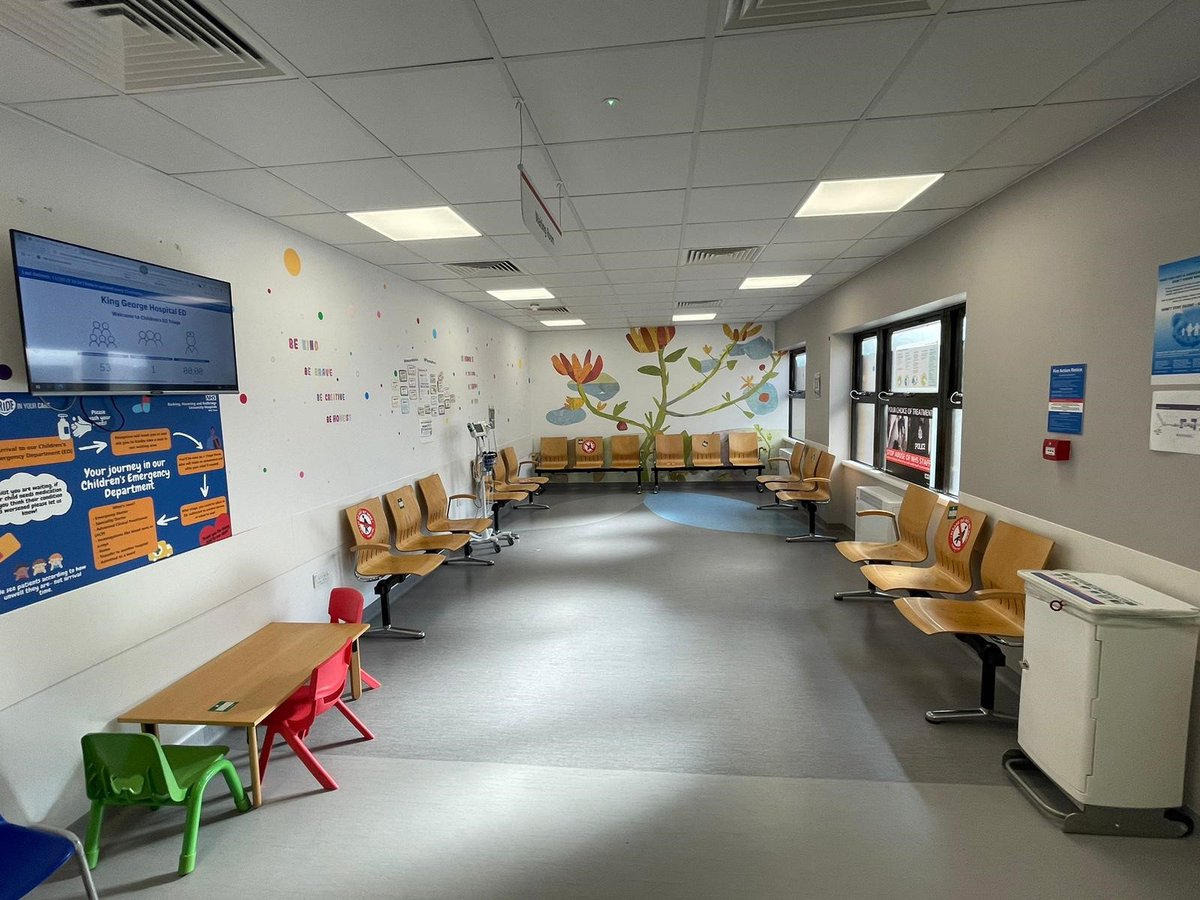 Our Children’s Emergency Department (ED) at Queen’s Hospital is very busy, so please remember that our upgraded Children’s ED at King George is also open 24/7. Find out what our transformed unit includes and who to contact if your child is unwell 👇 ow.ly/tOCe50Li7X1