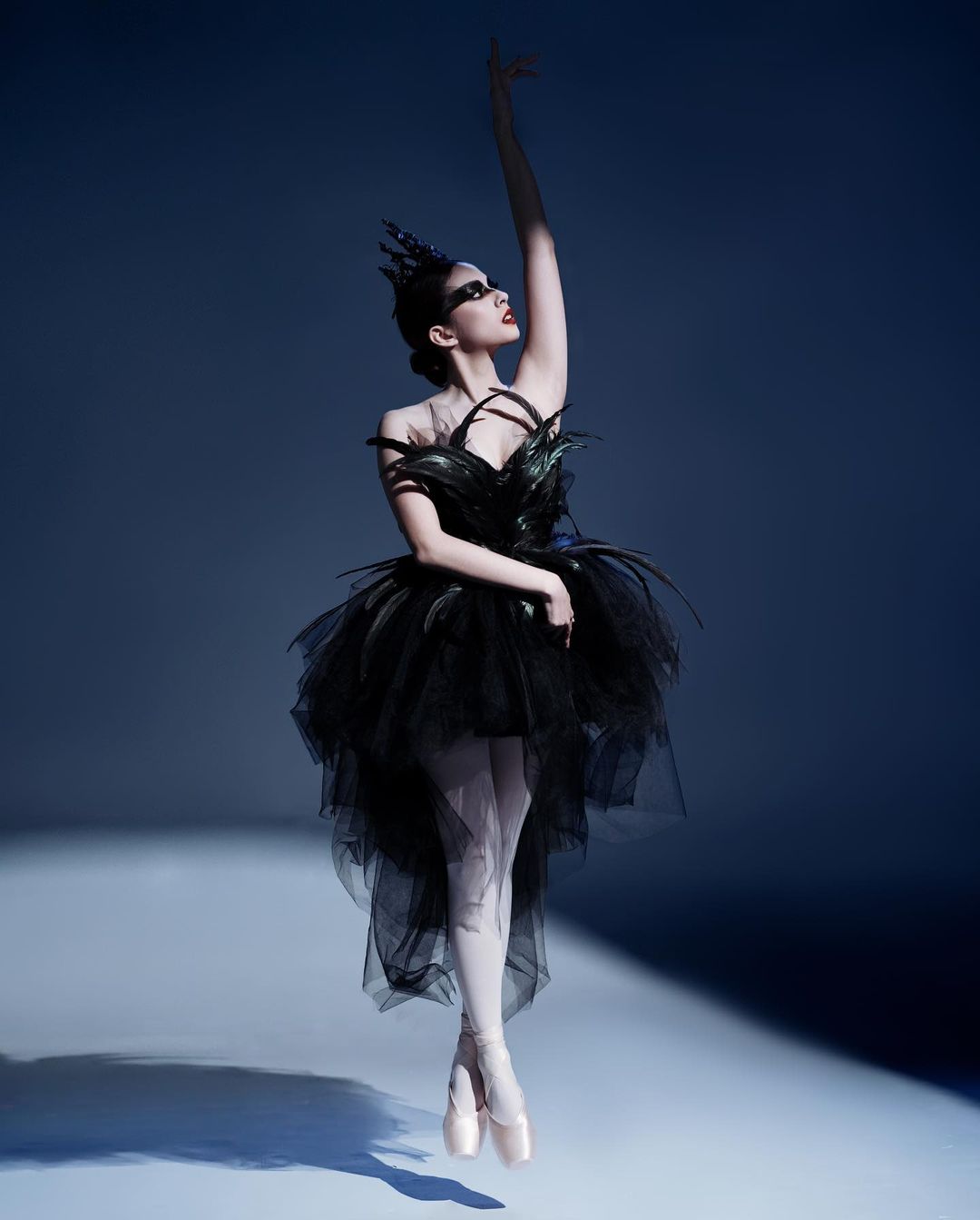 Ysabel Ortega Black Swan Costume Sparkle Spell Gala