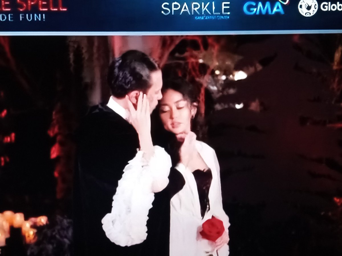 cedricklei's tweet photo. Derrick Monasterio and Elle Villanueva at 
#TheSparkleSpell https://t.co/PaaKMABlMb