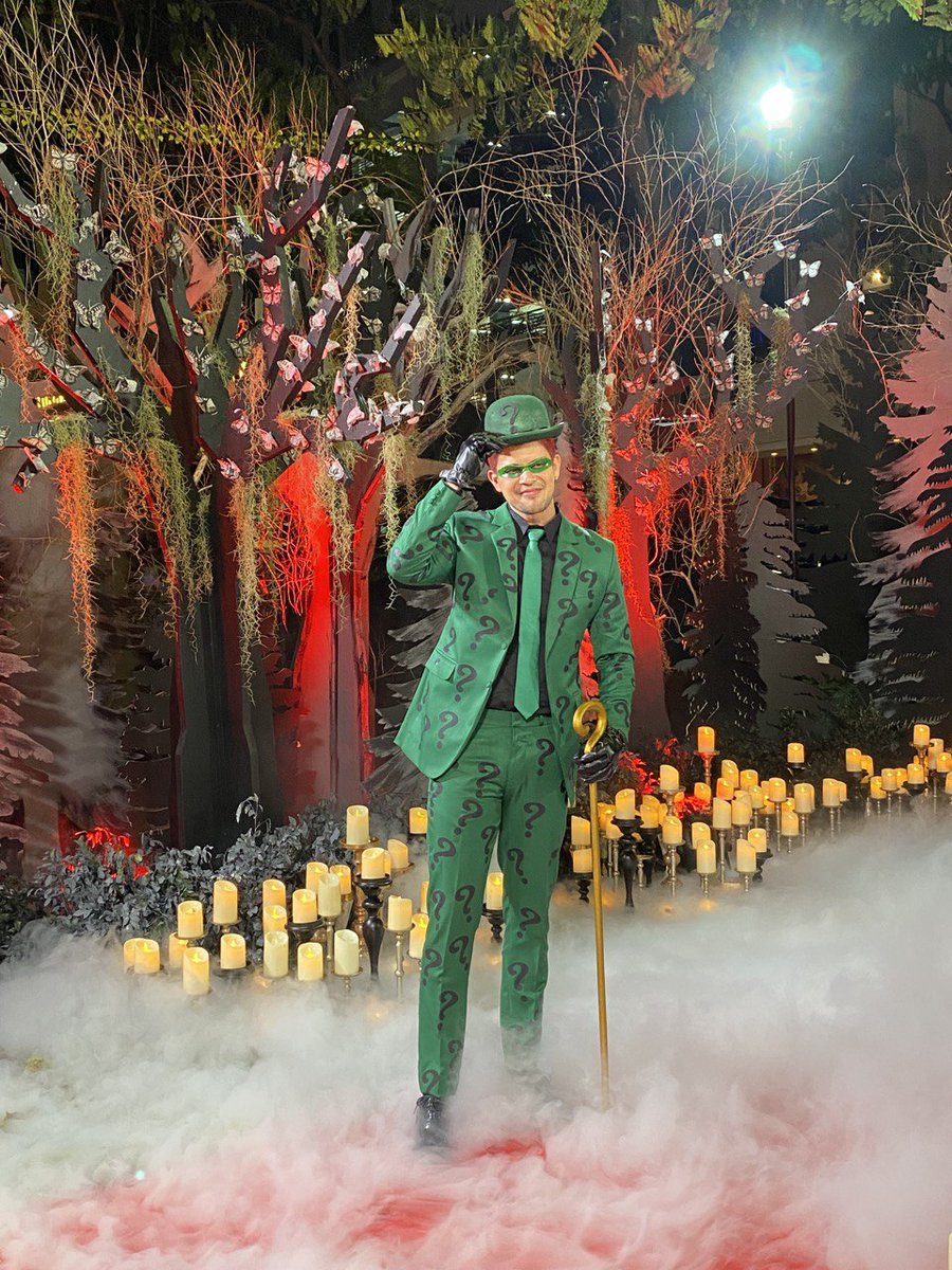 Rayver Cruz The Riddler Costume Sparkle Spell Gala