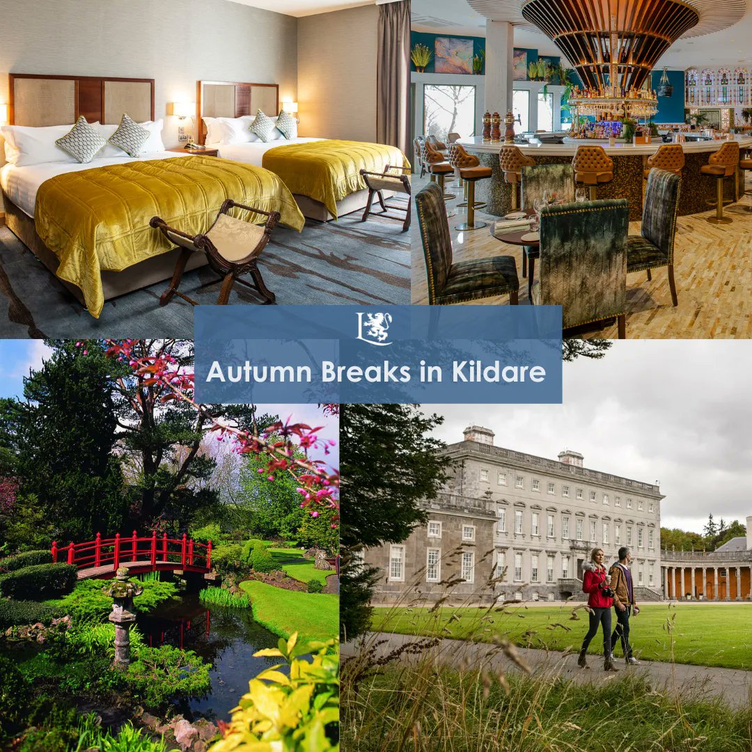Book an Autumn Break to Kildare this Mid-Term 🍂 With beautiful scenery at Russborough House and lots of beauty at The Japanese Gardens and National Stud, you are spoilt for choice 😍 Click the link below to book buff.ly/3zBTCDM