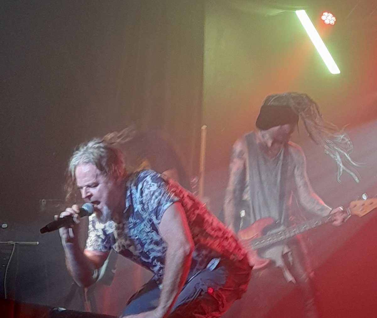 ceefaxsteve's tweet photo. Cracking set from @pweiofficial but it was dangerously hot. If you think that setlist looks a sorry state you should've seen my hair by the end of it. @O2AcademyBham maybe turn on the aircon next time? #PopWillEatItself #PWEI https://t.co/8J0flgDNMT