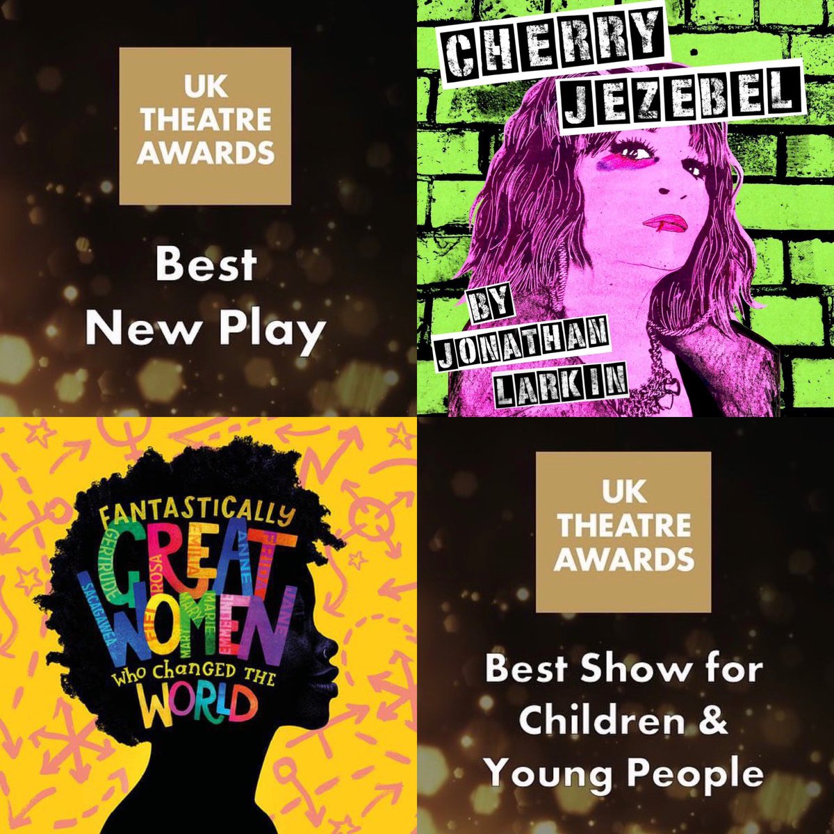 pearsoncasting's tweet photo. Wishing the gorgeous teams of Cherry Jezebel - @LivEveryPlay & @FantasticallyGW @KennyWaxFamily all the love today at the UK THEATRE AWARDS @uk_theatre Wish we could be there with you all! #castby #proudcastingdirectors https://t.co/2LXJPjOA8I