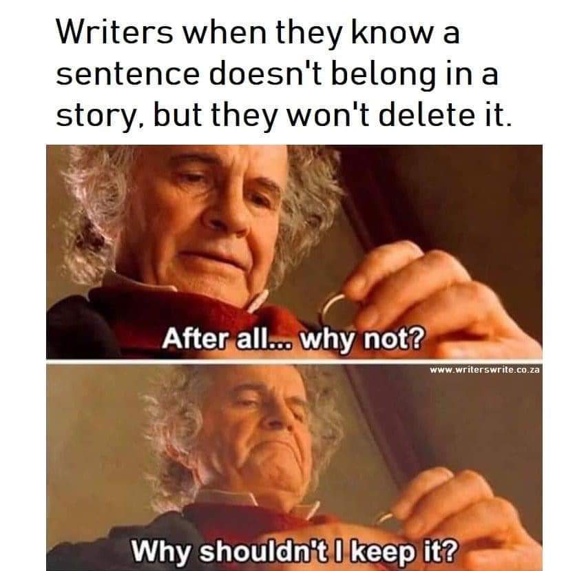 ejrekabwrites's tweet photo. Yeah yeah, I know, "kill your darlings." But, but... *pets paragraph* it's so pretty 😭😭 https://t.co/y9w5GDUdng