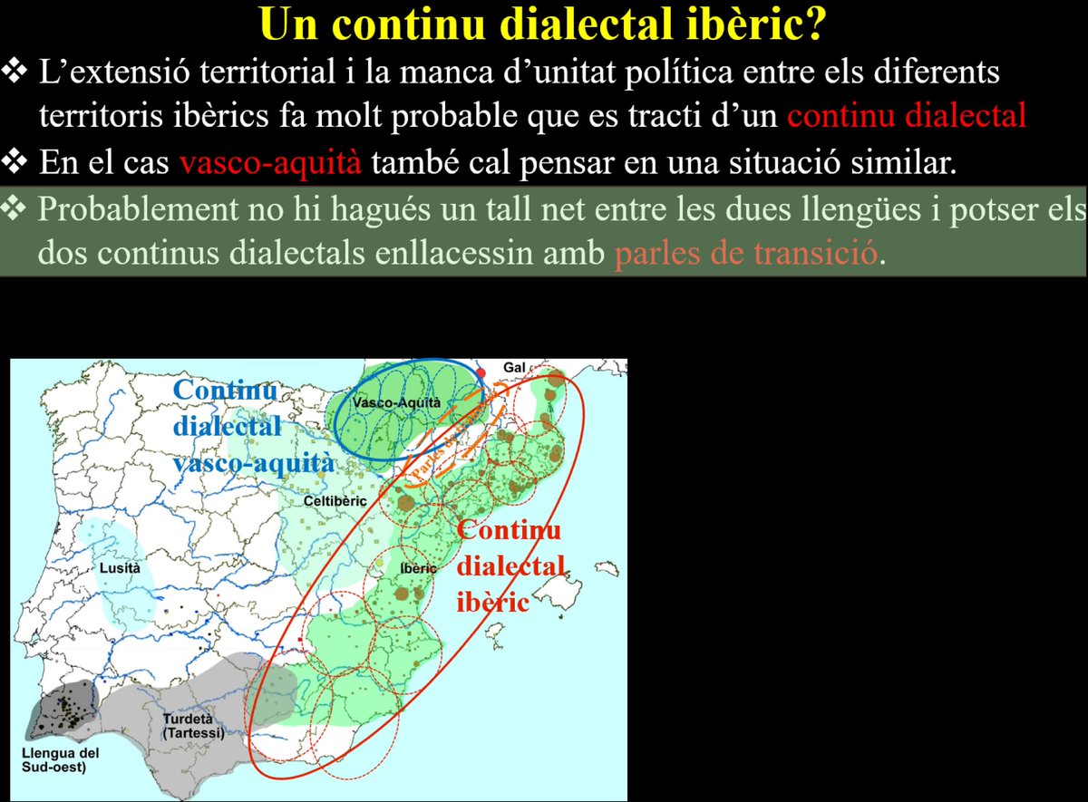 joanferrerijane's tweet photo. @DavidGarRubert @CarmeJunyent Casualment😉, el cas que descrius s'assembla al de la llengua ibèrica, on una possible solució seria que es tractés d'un continu dialectal. Identificar les diferències dialectals en una llengua no desxifrada i tan fragmentada ja són figues d'un altre paner https://t.co/9UFJIV1UId https://t.co/HnseJyNbmP