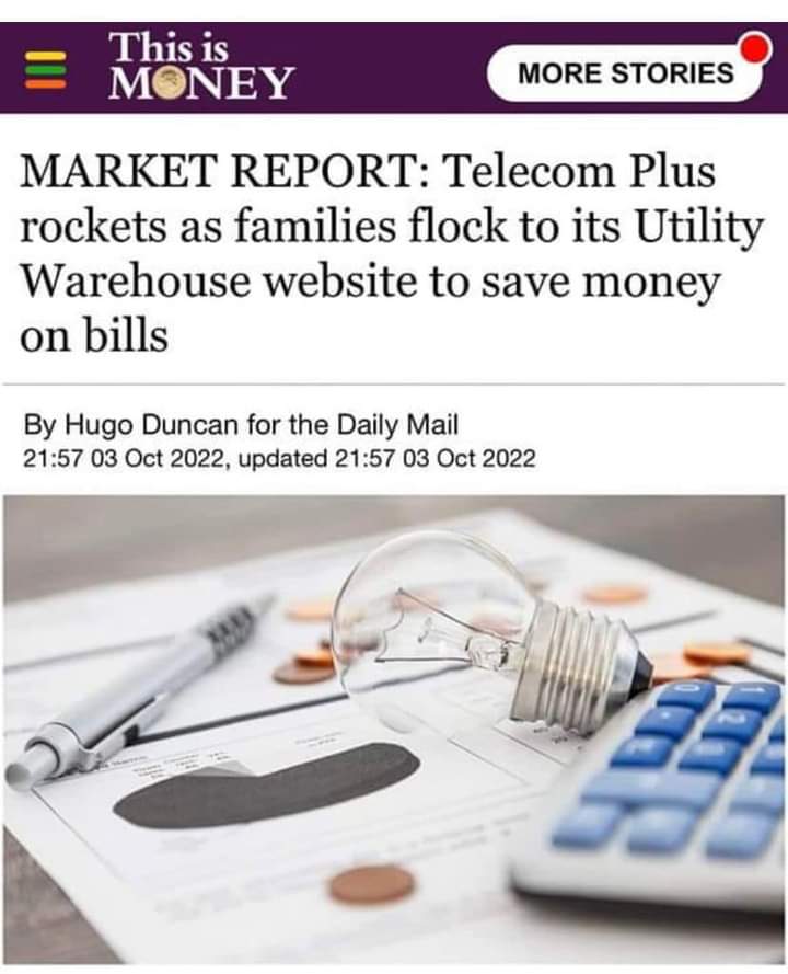 saintdusty's tweet image. Want to earn some extra money for Christmas &amp;amp; become part of a thriving business helping people save on things they already use?
There really is no better time to join Utility Warehouse 🤜
DM me for a chat or visit my website 👍
uw.partners/Martyn.rhodes