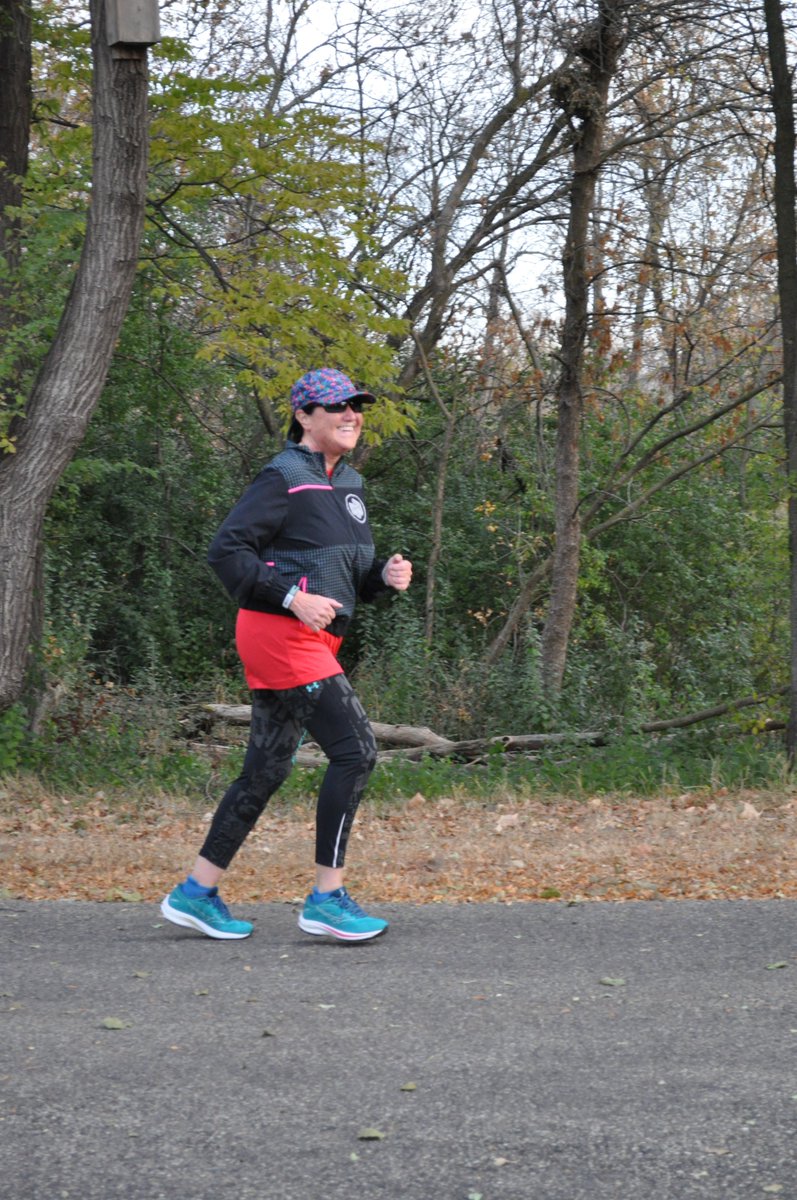 Ali double-dipping at Hamlet Park parkrun #24!  It works for us!