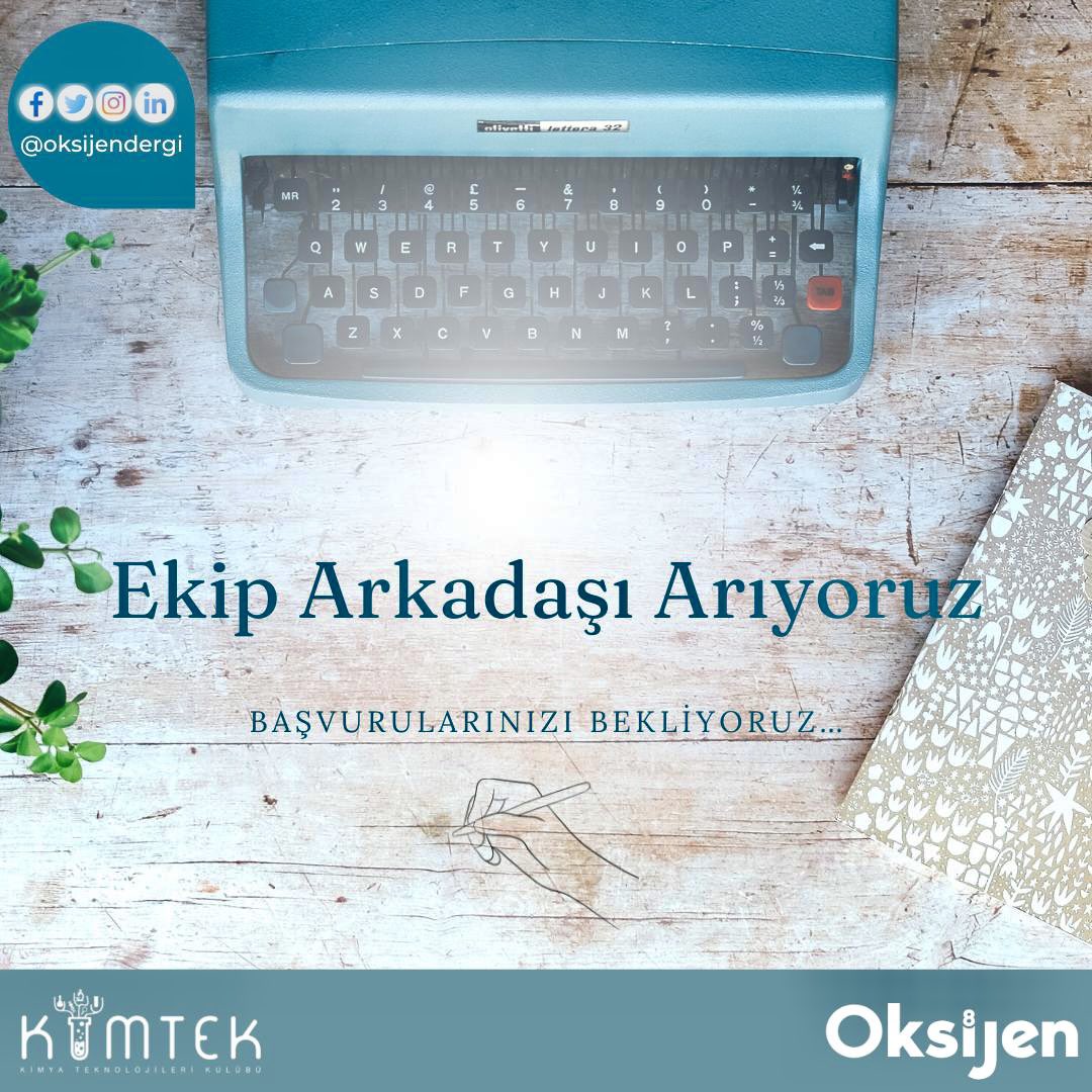 Oksijen Dergisi’nin yeni dönemi başlıyor.🥳
Tasarım Editörlüğü başvurularımız devam ediyor.😉
Başvuru formuna bio’daki linkten ulaşabilirsiniz.📍
Yazar ekibimizde yer almak için DM üzerinden iletişime geçebilirsiniz.✍🏼
Sizleri de aramızda görmek isteriz.✨