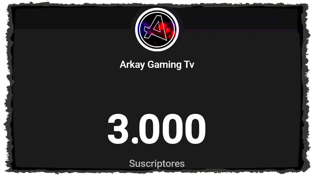 arkaytv's tweet photo. Ya somos 3000🎉 Muchas GRACIAS a TODOS por el APOYO🎈

@YouTube https://t.co/6c1sOrLPjH