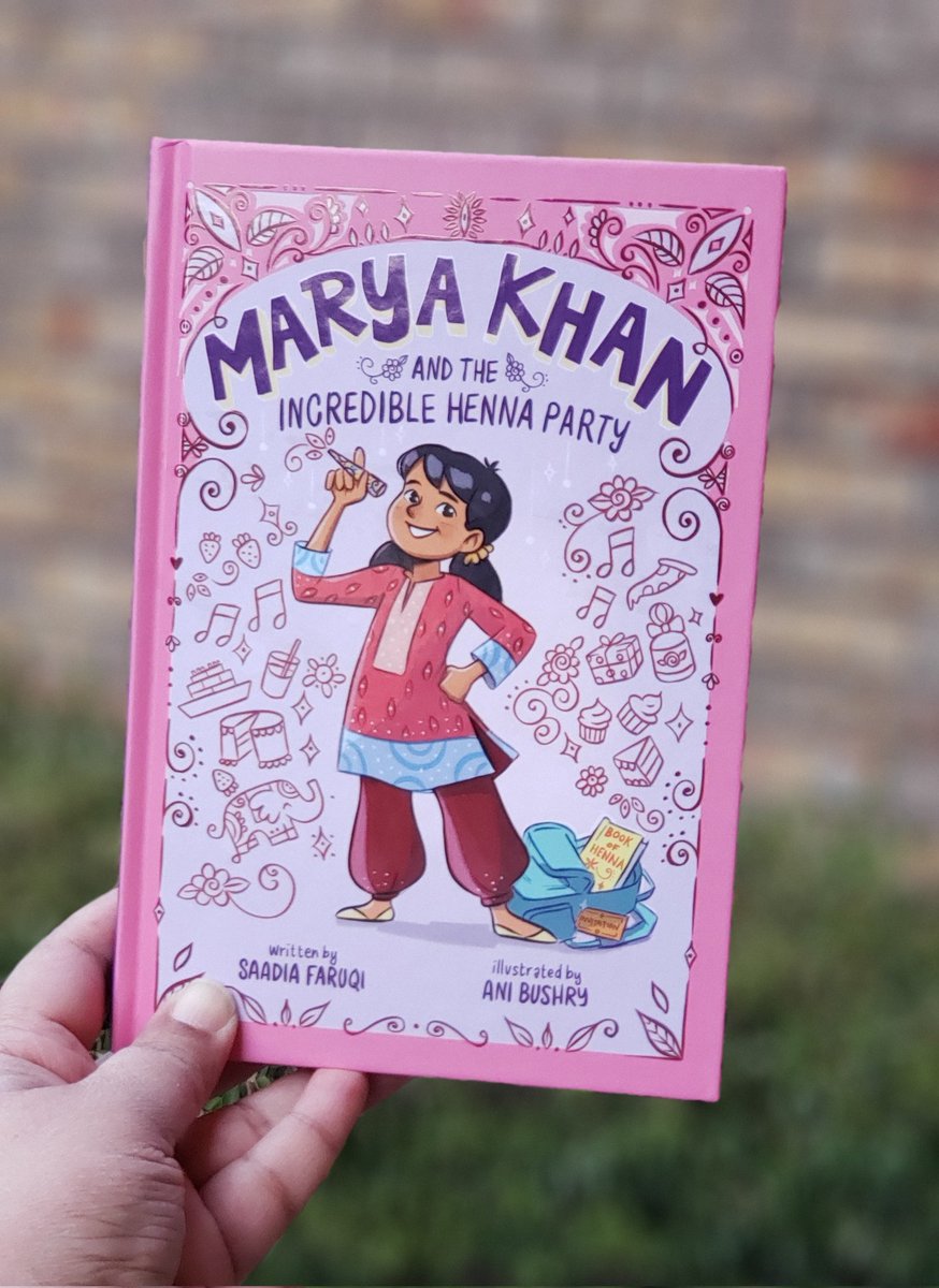 📢📢 I'm giving away 10 copies of Marya Khan And The Incredible Henna Party to classroom libraries 📢📢 Follow me, RT and like this tweet for a chance to win. USA only. Ends Monday.