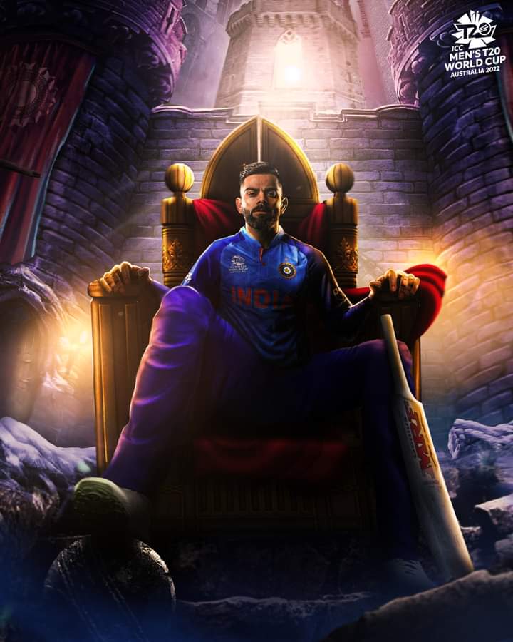 BKGOWDA25's tweet photo. GOAT👑👑👑
@imVkohli @BCCI @RCBTweets
#INDvsPAK2022 https://t.co/3SGYdn7qEA