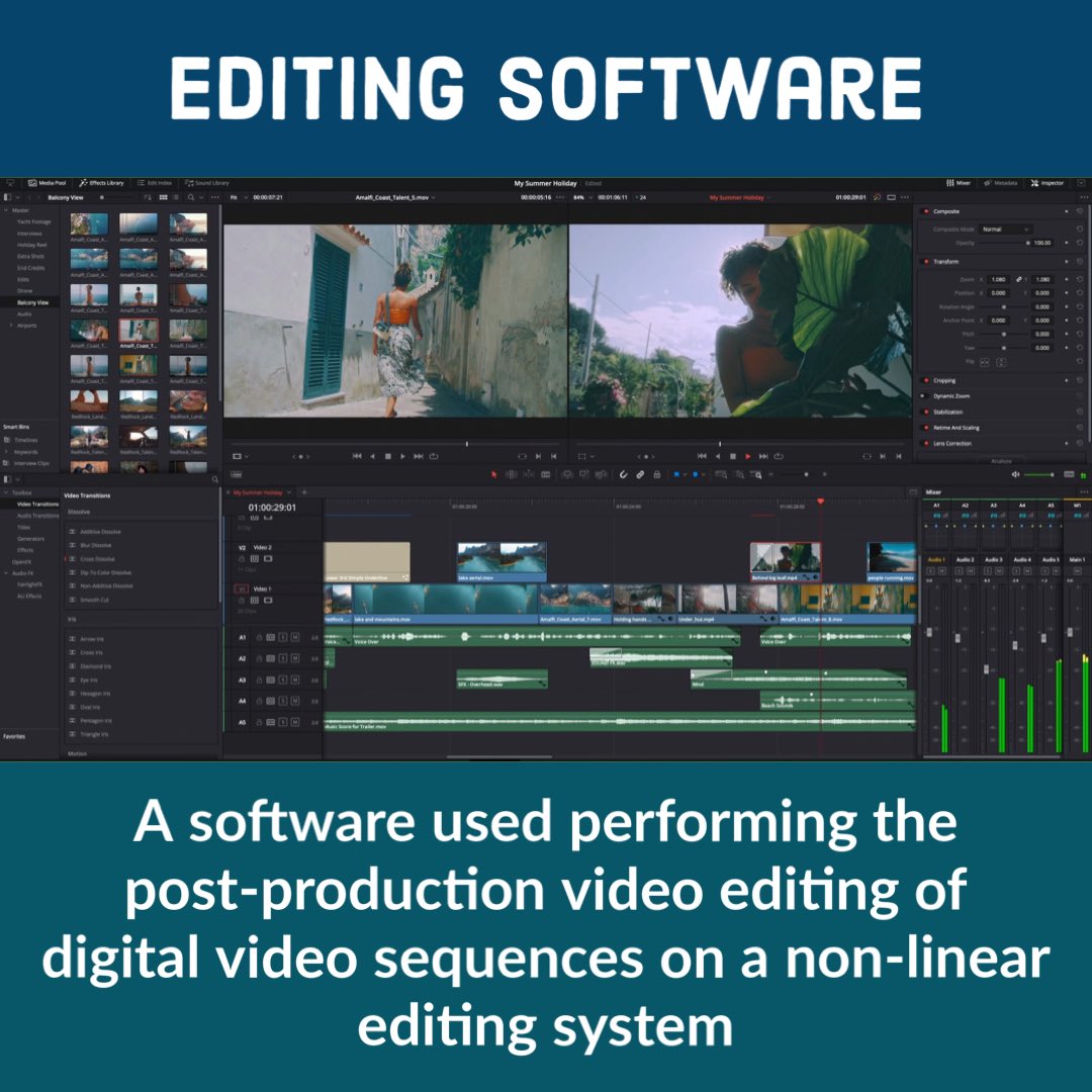 scripttoscene's tweet image. #EditingSoftware                       
#FilmEquipmentExplained