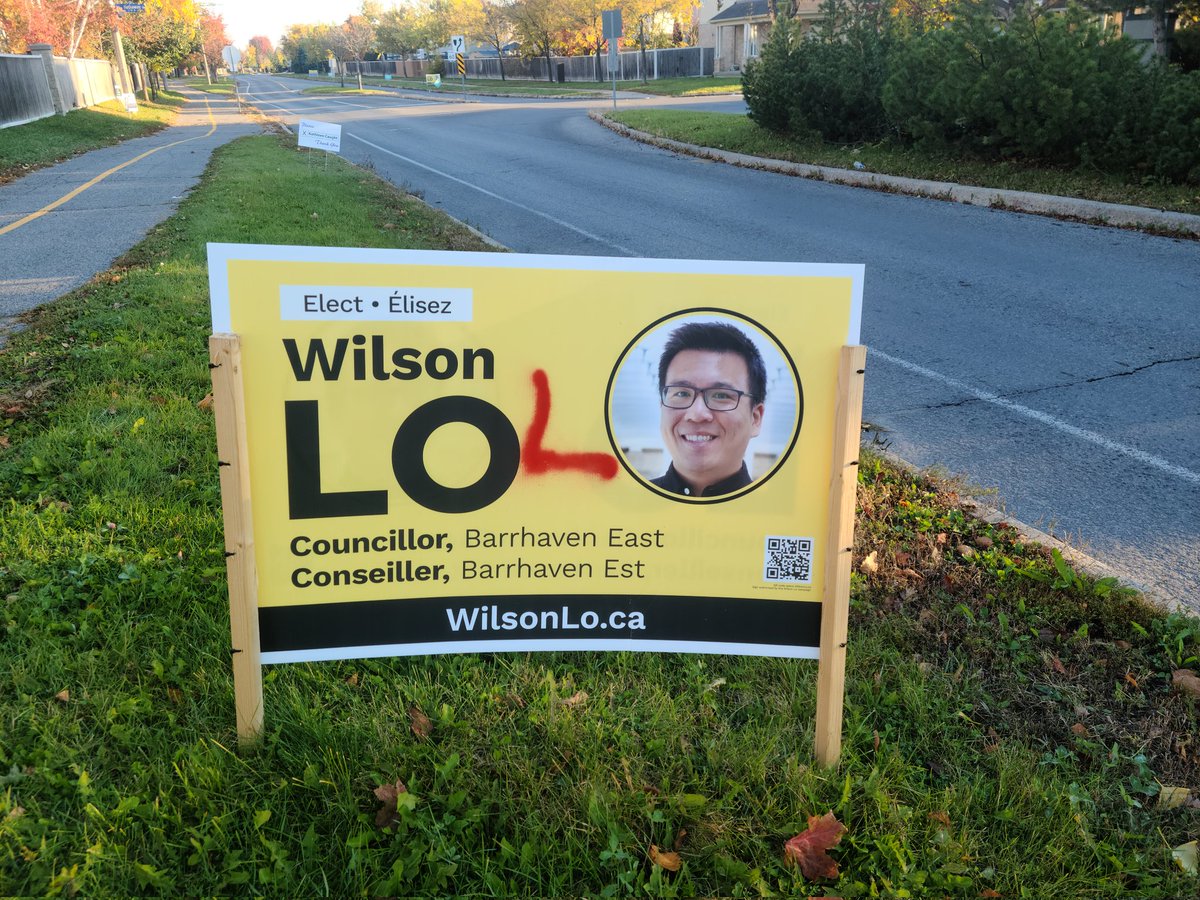 DominikJanelle's tweet photo. "One for all, all for one." In #BarrhavenEast we are neighbours who lookout for each other.

These acts of vandalism bring nothing but shame to the individual/s responsible and the message conveyed will not spook us, despite the season. 1/2 https://t.co/Nszg0bzkya