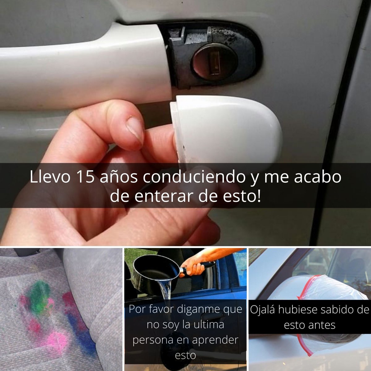 HackzMore's tweet photo. Desde utilizar filtros de café para quitar el polvo hasta hacer brillar el tablero con aceite de oliva. Con estos trucos de limpieza del coche, es de esperar que la gente pueda comprobar que su vehículo es mucho más agradable que antes.😱
