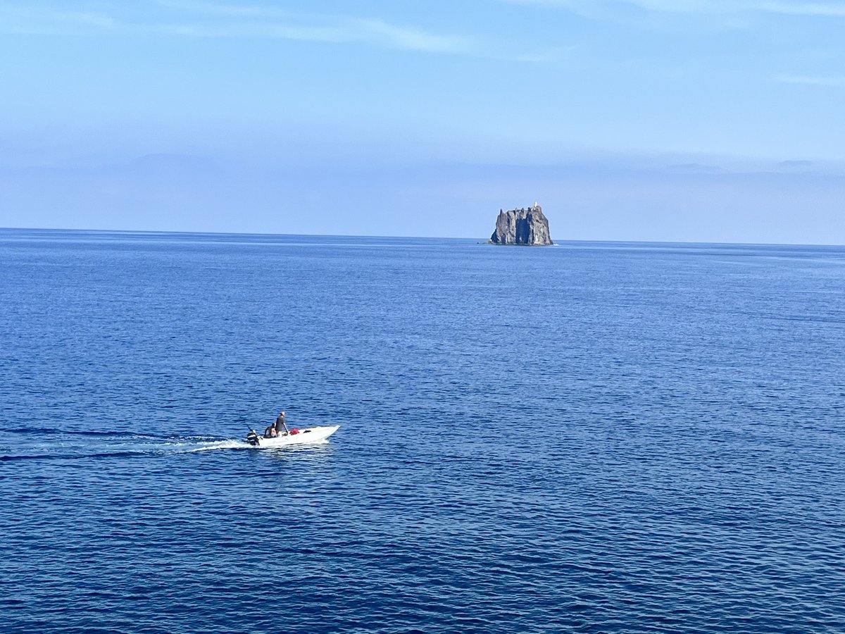 AGSItalytrip's tweet photo. Another day of beautiful blue skies at Stromboli https://t.co/i1KkfIJFdW