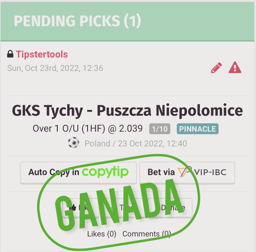 TipsterTools's tweet photo. Domingo en verde ✅🟢

Suscríbete con nosotros en Blogabet 👉 https://t.co/ucKrup9hhI (30 dias o 7 dias prueba)

#tipstertools #bet365 #bwin #sportium #betfair #codere #williamhill #888 #apuestasfutbol #apuestas #pronosticosdeportivos #tipsters #blogabet https://t.co/KgpsSSeQBv