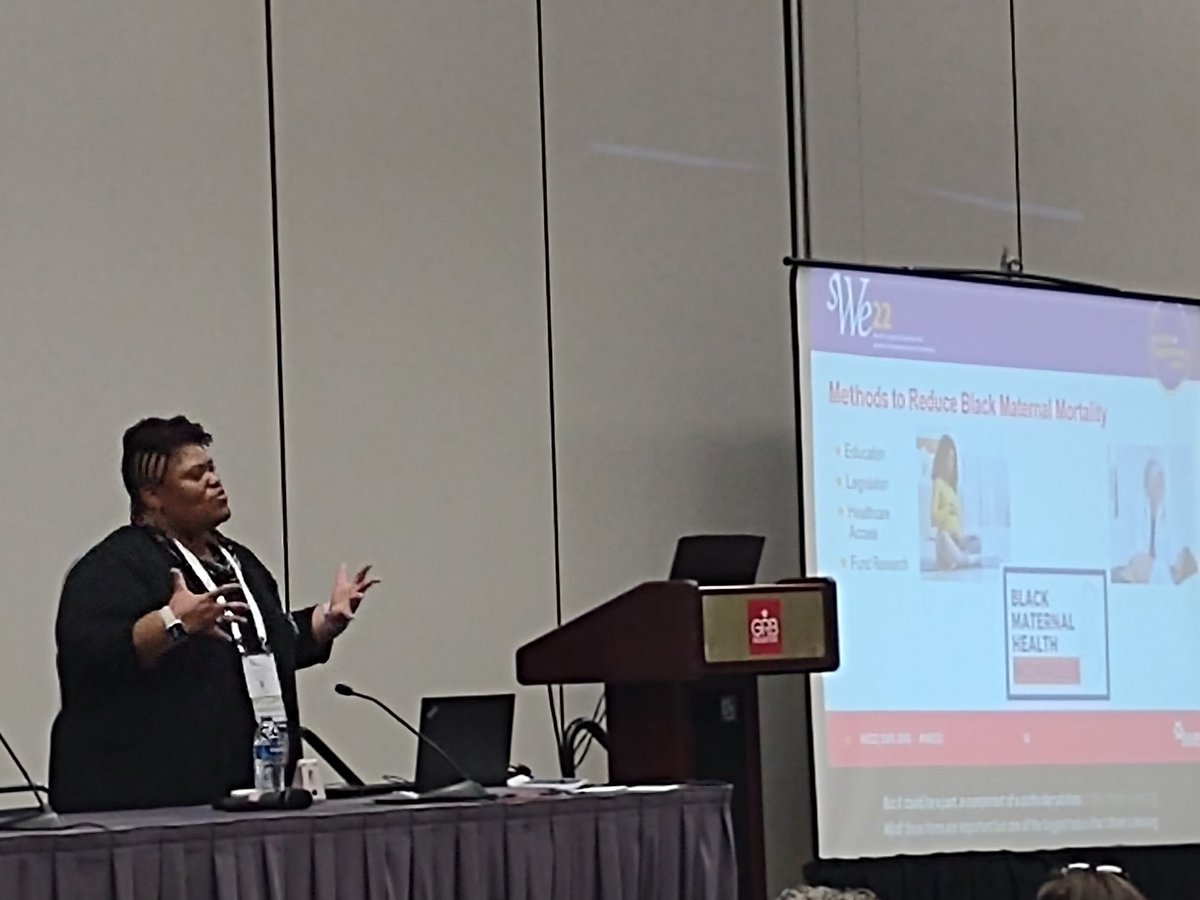 EDFale's tweet photo. Loved this @SWEtalk session on leveraging #ArtificialIntelligence improve black #maternal mortality rates by @LWH_Bos. 

Through #data and bias awareness we can drive better #healthcare solutions and support for #womenshealth, especially during and after #pregnancy. https://t.co/Ty3u3GDatH