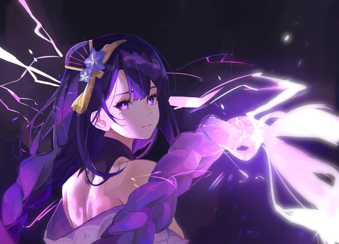 稲光 #原神  #Genshinlmpact  #雷電将軍 