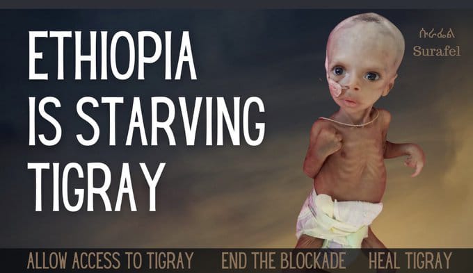 A preventable humanitarian catastrophe is unfolding  by🇪🇹 deliberately starving Tigrayans. Time to airdrop food! #AirDropFoodToTigray Now ! #StopTigrayFamine @WFP @USAID @WFPChief @UN @POTUS @SecBlinken Please ACT NOW & #StopWarOnTigray @DesiTigray