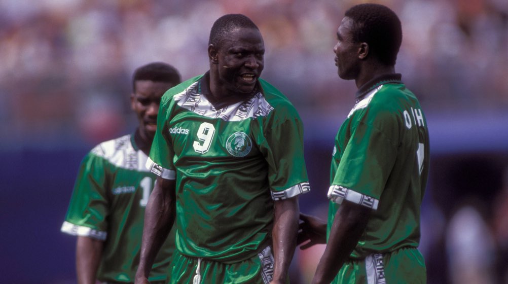 thenff's tweet photo. Happy posthumous birthday to our legend, Rashidi Yekini https://t.co/hWmSOWu16a