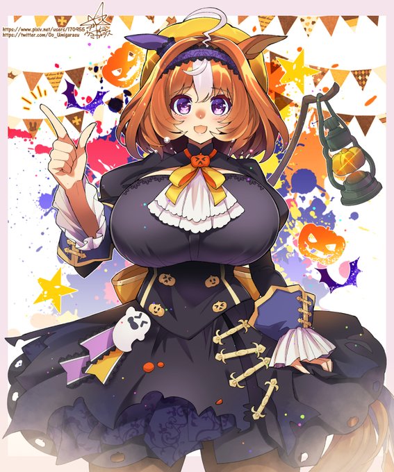 いっちゃく!
ハロウィンドトウさん。かわいすぎる(*'▽')✨💖

#ウマ娘プリティーダービー
#メイショウドドウ 