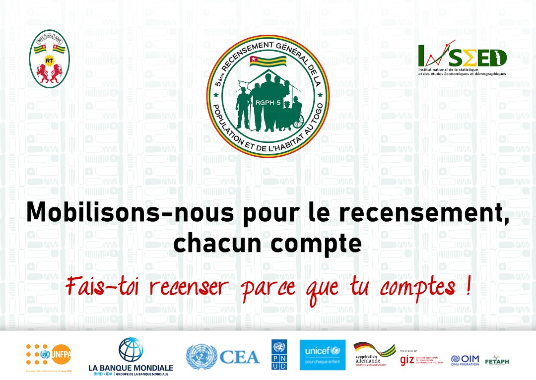 UNFPA_TOGO's tweet image. Top départ ce dimanche 2️⃣3️⃣ octobre pour le #RGPH5 🇹🇬
Mobilisons nous pour une réussite de cette importante opération.
Chacun compte!
#LeaveNoOneBehind