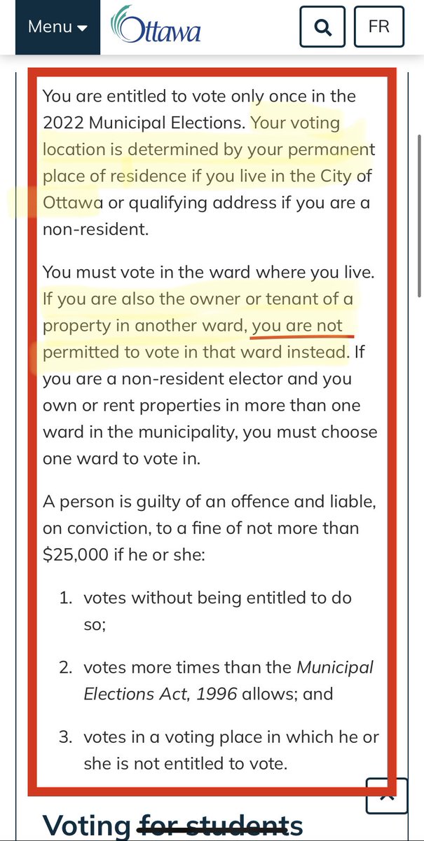 Ward23Asking's tweet photo. @DrRoubaFattal @DeepaliBhatt4 @DeepaliBhatt4 On Oct 14 Rouba tweeted that she voted in Kanata South, where she does not reside. If true, this is voter fraud. Were you aware of this breach of trust and rules before you endorsed her? #OttawaVotes #ottawaelection https://t.co/JHCZomSwYN
