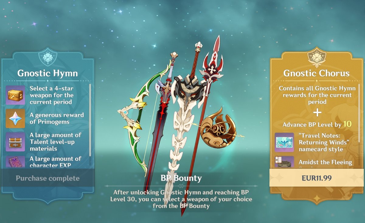 HermodVR's tweet photo. 1 x Welkin + Gnostic Hymn Genshin Giveaway
End 2 November (3.2)
Follow / RT / Like For Welkin
Entry for Gnostic follow YT too. (In Comment link)
Screenshot the Sub and comment.

#GenshinImpact #Genshin #genshintwt #Giveaway https://t.co/6mmqYXH0EJ