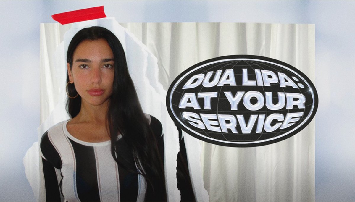 Catch season two of @DUALIPA's critically acclaimed interview series At Your Service (@service95) as she has intimate conversations with artists, TV personalities, comedians and others. Listen to the latest episode featuring @Trevornoah. apple.co/DuaLipaAtYourS…