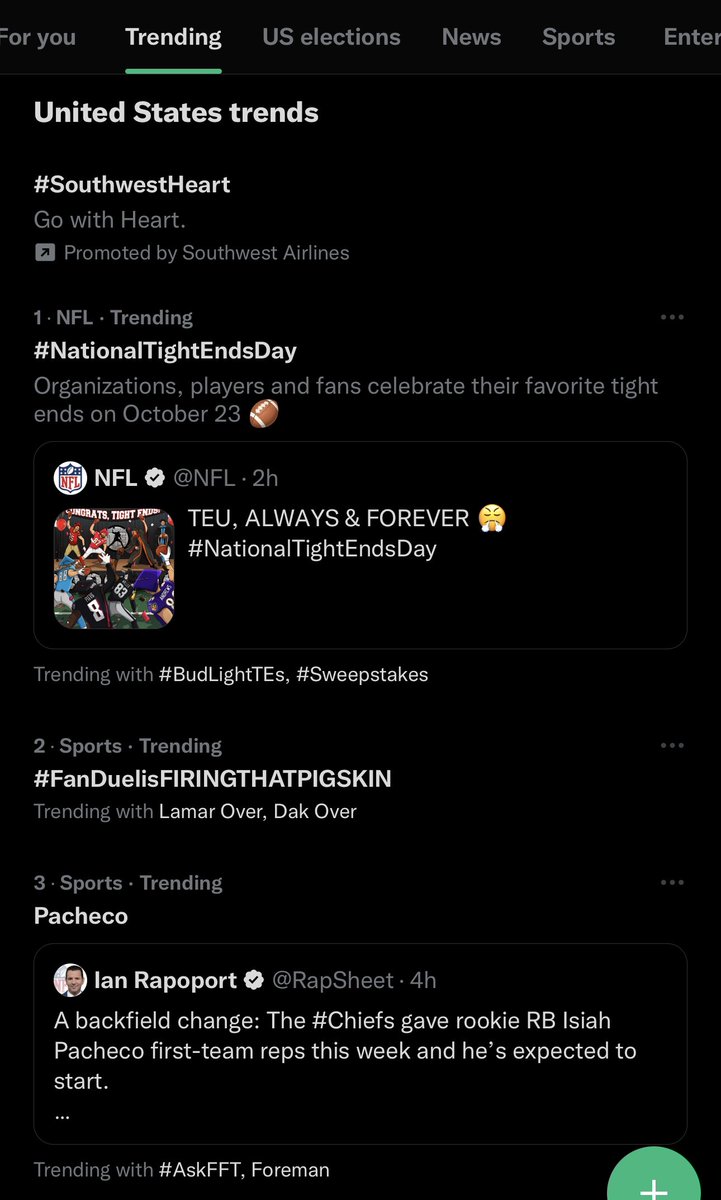 CallOnColin's tweet photo. We created this out of thin air as a joke in 2019.

Look at it now! @mckenzielfox @JustinAnders9 @JasonZacWeber 🎉 #NationalTightEndsDay https://t.co/30lE3O6Zjb