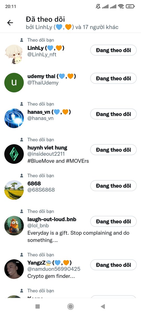 Trả đủ flow cho mọi ng