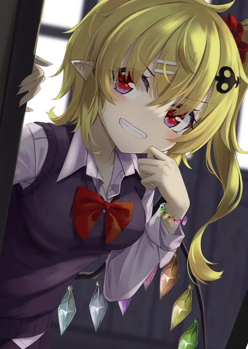 制服フラン #フランドール・スカーレット #東方 #東方Project  #pixiv  