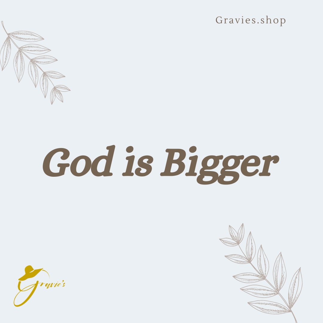 Simple truth. If we could just keep this in mind when everything seems overwhelming. Doesn’t matter what it is, God is bigger.

#godisbigger #hesincontrol #bigman #trustalways #simpletruth #remember #christiansofig #faithfulmoms #christianmotivation #morethanjewelry