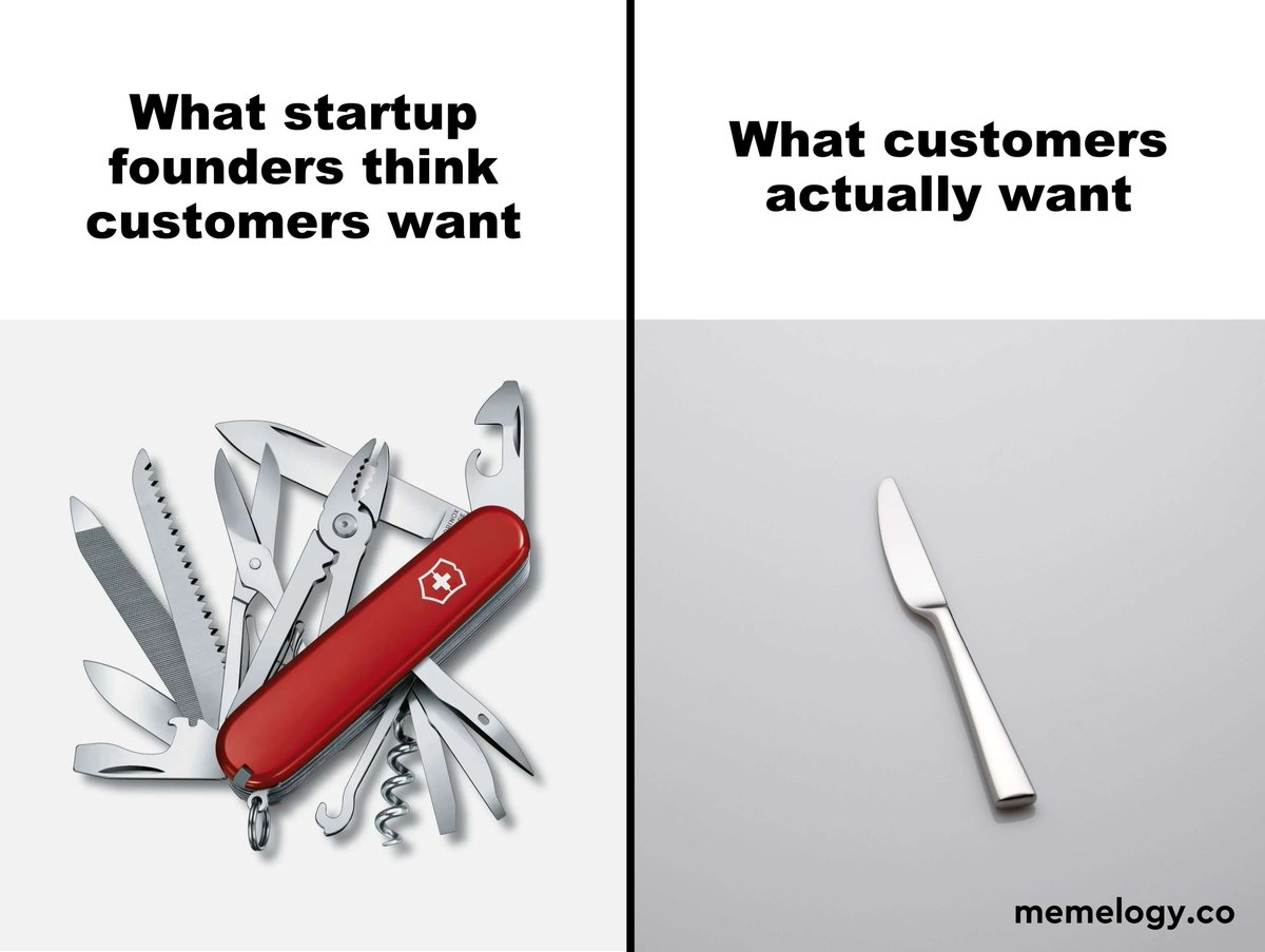 dagorenouf's tweet image. Startup meme from the archives #37
