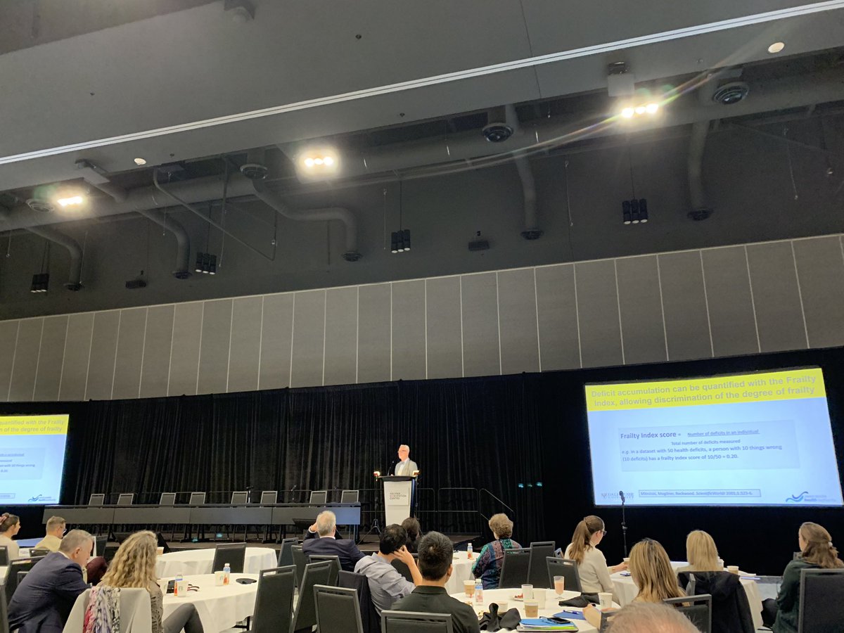 drkarencross's tweet photo. Dr. Ken Rockwood &amp; the frailty score. A giant in aging well &amp; changing how we view age. #medicalgiants #agingwell #frality @NSHealthHub @DalhousieU https://t.co/8juNF64mJP