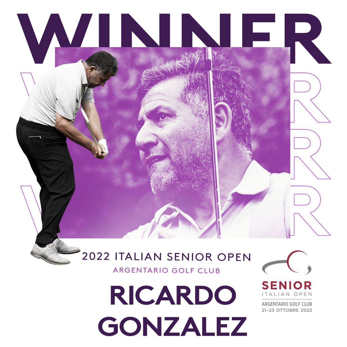 euLegendsTour's tweet photo. 🇮🇹2022 #ItalianSeniorOpen champion...

🇦🇷 Ricardo Gonzalez 👏 https://t.co/TlKLnVfc7w