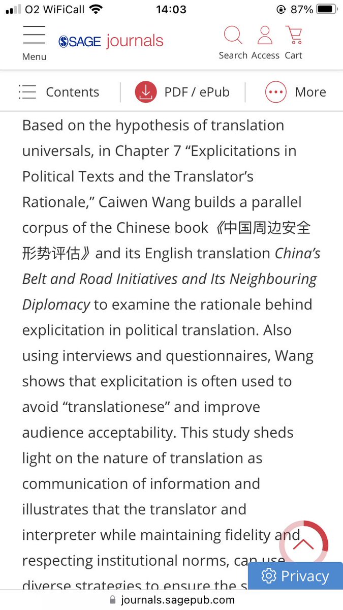 Delighted to read this review of my co-edited book and many thanks to the reviewers: journals.sagepub.com/doi/full/10.11…