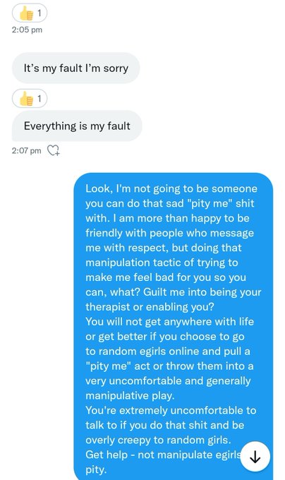 Bit of a fair warning about DMing me and others online. We are not your therapists. We are not here for<a href="/tag/ink"class="tags"><span>#ink</span></a><a href="/tag/metalhead"class="tags"><span>#metalhead</span></a><a href="/tag/nsfwtwt"class="tags"><span>#nsfwtwt</span></a><a href="/tag/iceninekills"class="tags"><span>#iceninekills</span></a>