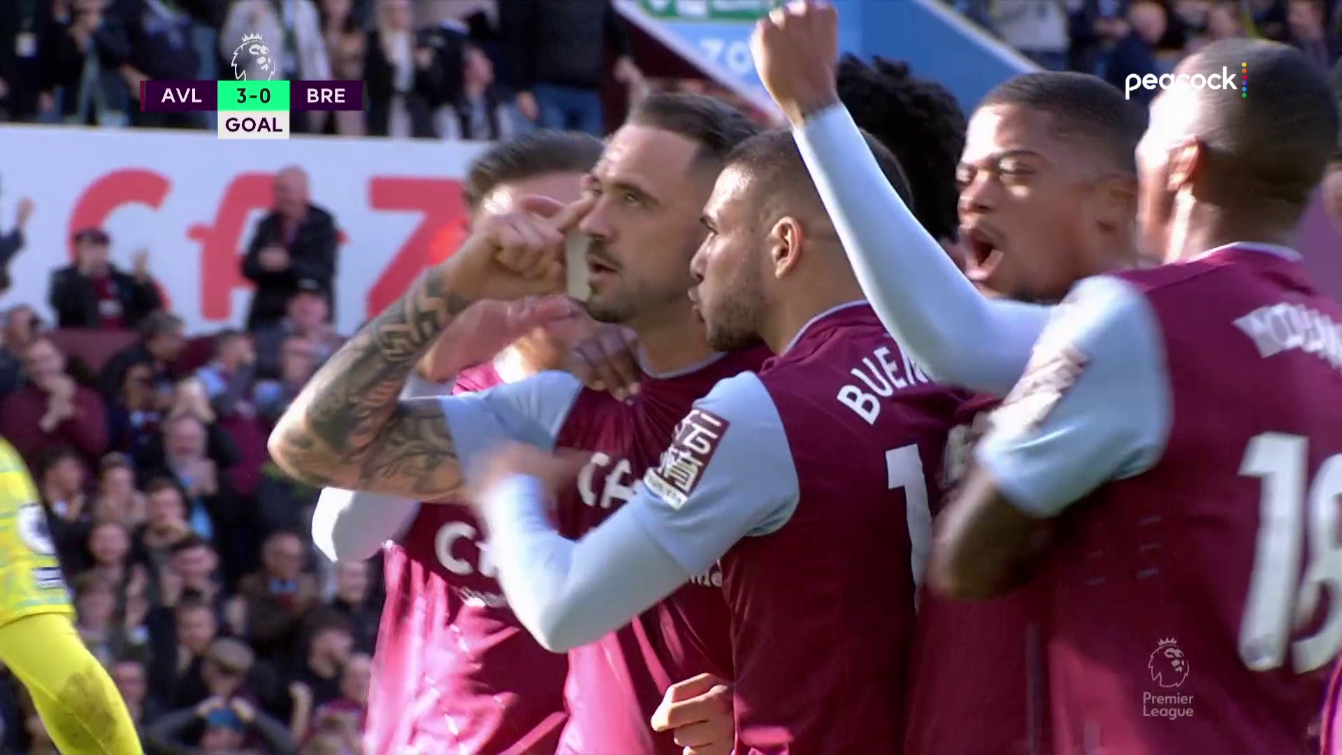 Danny Ings brace.🎯 Aston Villa are flying! 