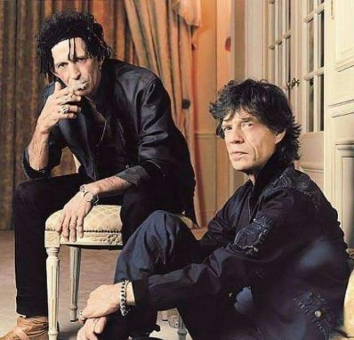 lofcr1's tweet photo. Keith Richards and Mick Jagger https://t.co/D2ZHeAJBAC